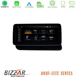 Bizzar Lite Series Audi q5 (Qr) 2008-2017 Android13 8core (4+64gb) Navigation Multimedia 10.25″ hd u-Au66111l
