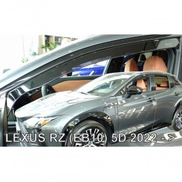 ΑΝΕΜ.SET30041 ΑΝΕΜΟΘΡΑΥΣΤΕΣ ΓΙΑ LEXUS RZ (EB10) 5D 2022+ ΣΕΤ ΑΥΤΟΚΙΝΗΤΟΥ ΑΠΟ ΕΥΚΑΜΠΤΟ ΦΙΜΕ ΠΛΑΣΤΙΚΟ HEKO - 4 ΤΕΜ.