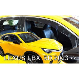 ΑΝΕΜ.SET30039 ΑΝΕΜΟΘΡΑΥΣΤΕΣ ΓΙΑ LEXUS LBX 5D 2023+ ΣΕΤ ΑΥΤΟΚΙΝΗΤΟΥ ΑΠΟ ΕΥΚΑΜΠΤΟ ΦΙΜΕ ΠΛΑΣΤΙΚΟ HEKO - 4 ΤΕΜ.