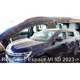 ΑΝΕΜ.SET27026 ΑΝΕΜΟΘΡΑΥΣΤΕΣ ΓΙΑ RENAULT ESPACE 5D 2023+ ΣΕΤ ΑΥΤΟΚΙΝΗΤΟΥ ΑΠΟ ΕΥΚΑΜΠΤΟ ΦΙΜΕ ΠΛΑΣΤΙΚΟ HEKO - 4 ΤΕΜ