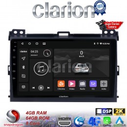 CLARION GL74384 Οθόνη OEM Multimedia Αυτοκινήτου για TOYOTA LANDCRUISER J100 2003>2009   (CarPlay/AndroidAuto/BT/GPS/WIFI/GPRS) electriclife