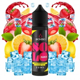 Bombo Solo Juice Flavorshot Strawberry Lemon Ice 20ml/60ml