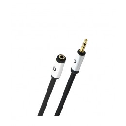 Oehlbach i-Connect Jack EX Καλώδιο ήχου 3.5mm Jack - 3.5mm Jack 3m Μαύρο (Τεμάχιο) 20344