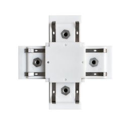 EL-XC X-CONNECTOR FOR ULTRA SLIM MAGN. RAIL WHITE