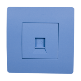 EL BASIC TZ112 COMPUTER LINE SOCKET BLUE-OLD