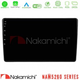 Nakamichi Nam5260 Series 4core Android12 4+64gb Peugeot Partner / Citroën Berlingo 2008-2018 Navigation Multimedia Tablet 9 με Carplay & Android Auto u-n44-Ct1026