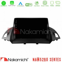 Nakamichi Nam5260 Series 4core Android12 4+64gb Ford c-Max/kuga Navigation Multimedia Tablet 9 με Carplay & Android Auto u-n44-Fd0047