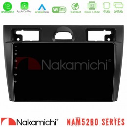 Nakamichi Nam5260 Series 4core Android12 4+64gb Ford Fiesta/fusion Navigation Multimedia Tablet 9 με Carplay & Android Auto u-n44-Fd990