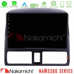 Nakamichi Nam5260 Series 4core Android12 4+64gb Honda crv 2002-2006 Navigation Multimedia Tablet 9 με Carplay &Amp; Android Auto u-n44-Hd0873