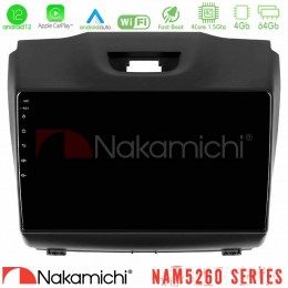 Nakamichi Nam5260 Series 4core Android12 4+64gb Isuzu d-max 2012-2019 Navigation Multimedia Tablet 9 με Carplay &Amp; Android Auto u-n44-Iz588