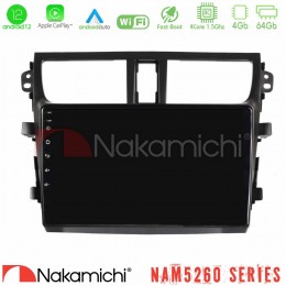 Nakamichi Nam5260 Series Suzuki Celerio 2014-2020 4core Android12 4+64gb Navigation Multimedia Tablet 9″ με Carplay & Android Auto με Carplay & Android Auto u-n44-Sz0537