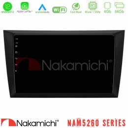 Nakamichi Nam5260 Series 4core Android12 4+64gb vw Golf 6 Navigation Multimedia Tablet 9 με Carplay &Amp; Android Auto u-n44-Vw0999