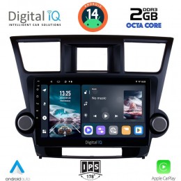 DIGITAL IQ RTG 4719_CPA (10inc) MULTIMEDIA TABLET for TOYOTA HIGHLANDER mod. 2008-2015