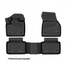 ELEMENT3DA70047210K/NV ΜΑΡΚΕ ΠΑΤΑΚΙΑ ΣΕ ΣΚΑΦΗ TPE ΛΑΣΤΙΧΟ ΓΙΑ VW GOLF 8 2019+ 5D HB HYBRID ΣΕ ΜΑΥΡΟ ΧΡΩΜΑ NOVLINE - 4 ΤΕΜ