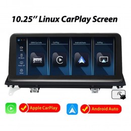 Bizzar bmw x5 & x6 2007-2010 Linux Apple Carplay | Android Auto Screen 10.25″ hd Anti-Reflection u-bm-9215gn