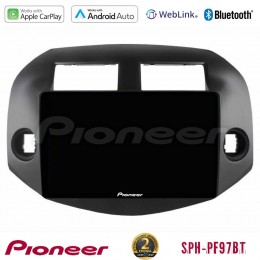 Pioneer sph-Pf97bt Series    Toyota Rav4 2006-2012 Multimedia Station 9 (Tablet Style) με Carplay &Amp; Android Auto u-sph-Ty0165