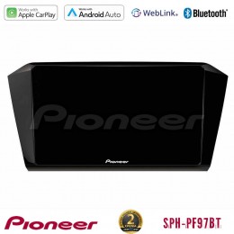 Pioneer sph-Pf97bt Series    vw Passat Multimedia Station 9 (Tablet Style) με Carplay &Amp; Android Auto u-sph-Vw0055