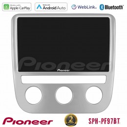 Pioneer sph-Pf97bt Series    vw Scirocco 2008-2014 Multimedia Station 9 (Tablet Style) με Carplay &Amp; Android Auto u-sph-Vw0084