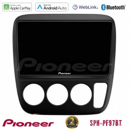 Pioneer sph-Pf97bt Series    Honda crv 1997-2001 Multimedia Station 9 (Tablet Style) με Carplay &Amp; Android Auto u-sph-Hd0935