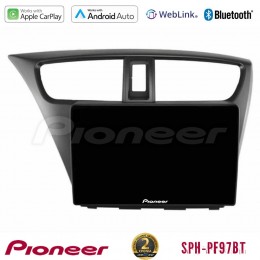 Pioneer sph-Pf97bt Series    Honda Civic Hatchback 2012-2015 Multimedia Station 9 (Tablet Style) με Carplay &Amp; Android Auto u-sph-Hd0941