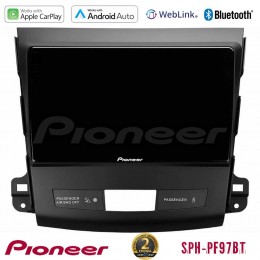 Pioneer sph-Pf97bt Series    Mitsubishi Outlander/citroen c-Crosser/peugeot 4007 Multimedia Station 9 (Tablet Style) με Carplay &Amp; Android Auto u-sph-Mt662