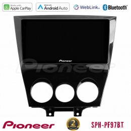 Pioneer sph-Pf97bt Series    Mazda rx8 2008-2012 Multimedia Station 9 (Tablet Style) με Carplay &Amp; Android Auto u-sph-Mz0452