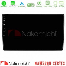 Nakamichi Nam5260 Series Alfa Romeo Giulietta 2014-2021 4core Android12 4+64gb Navigation Multimedia Tablet 9″ με Carplay & Android Auto με Carplay & Android Auto u-n44-Ar1856