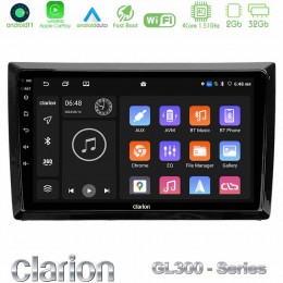 Clarion Gl300 Series 4core Android11 2+32gb vw Beetle Navigation Multimedia Tablet 9 με Carplay &Amp; Android Auto u-gl3-Vw886