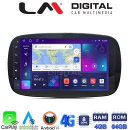 LM Digital - LM ZC8029 GPS Οθόνη OEM Multimedia Αυτοκινήτου για SMART ForTwo  2015> (CarPlay/AndroidAuto/BT/GPS/WIFI/GPRS) electriclife