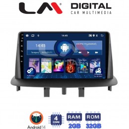 LM Digital - LM ZL4145 GPS Οθόνη OEM Multimedia Αυτοκινήτου για RENAULT MEGANE3 (BT/GPS/WIFI) electriclife