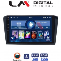 LM Digital - LM ZL4161 GPS Οθόνη OEM Multimedia Αυτοκινήτου για MAZDA 3 2003 > 2008 (BT/GPS/WIFI) electriclife