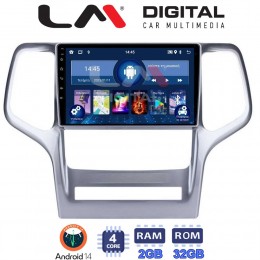 LM Digital - LM ZL4234 GPS Οθόνη OEM Multimedia Αυτοκινήτου για Jeep Gran Cherokee 2011 > 2013 (BT/GPS/WIFI) electriclife