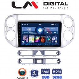 LM Digital - LM ZL4590 GPS Οθόνη OEM Multimedia Αυτοκινήτου για VW TIGUAN 2007>2017 (BT/GPS/WIFI) electriclife