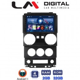 LM Digital - LM ZL4748 GPS Οθόνη OEM Multimedia Αυτοκινήτου για JEEP WRANGLER 2007 > 2011 (BT/GPS/WIFI) electriclife