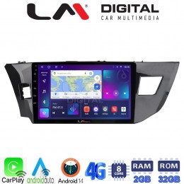 LM Digital - LM ZR8126 GPS Οθόνη OEM Multimedia Αυτοκινήτου για TOYOTA COROLLA 2013>2016 (CarPlay/AndroidAuto/BT/GPS/WIFI/GPRS) electriclife