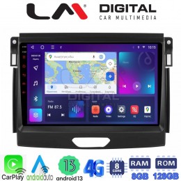 LM Digital - LM ZT8574 GPS Οθόνη OEM Multimedia Αυτοκινήτου για Ford Ranger 2015 > 2020 (CarPlay/AndroidAuto/BT/GPS/WIFI/GPRS) electriclife