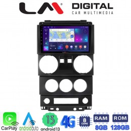 LM Digital - LM ZT8748 GPS Οθόνη OEM Multimedia Αυτοκινήτου για JEEP WRANGLER 2007 > 2011 (CarPlay/AndroidAuto/BT/GPS/WIFI/GPRS) electriclife