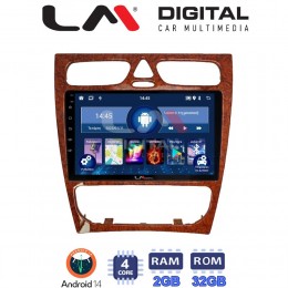 LM Digital - LM ZL4171W GPS Οθόνη OEM Multimedia Αυτοκινήτου για Mercedes C Class 1999 > 2004 (Προ Facelift) (BT/GPS/WIFI/GPRS) electriclife