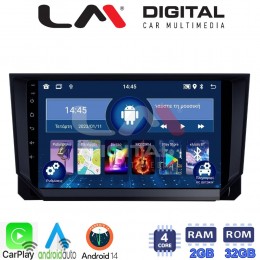 LM Digital - LM ZN4222 GPS Οθόνη OEM Multimedia Αυτοκινήτου για Seat Ibiza - Arona 2018> (CarPlay/AndroidAuto/BT/GPS/WIFI/GPRS) electriclife