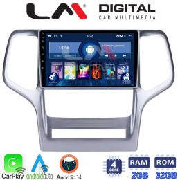 LM Digital - LM ZN4234 GPS Οθόνη OEM Multimedia Αυτοκινήτου για Jeep Gran Cherokee 2011 > 2013 (CarPlay/AndroidAuto/BT/GPS/WIFI/GPRS) electriclife