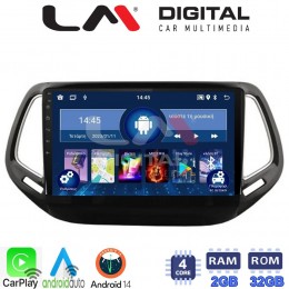 LM Digital - LM ZN4253 GPS Οθόνη OEM Multimedia Αυτοκινήτου για JEEP COMPASS 2017> (CarPlay/AndroidAuto/BT/GPS/WIFI/GPRS) electriclife