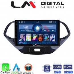 LM Digital - LM ZN4499 GPS Οθόνη OEM Multimedia Αυτοκινήτου για Ford KA 2016 >  (CarPlay/AndroidAuto/BT/GPS/WIFI/GPRS) electriclife