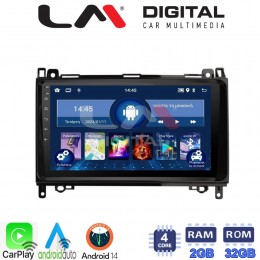 LM Digital - LM ZN4668 GPS Οθόνη OEM Multimedia Αυτοκινήτου για MERCEDES A(W169),B(W245) - SPRINTER - VITO   (CarPlay/AndroidAuto/BT/GPS/WIFI/GPRS) electriclife