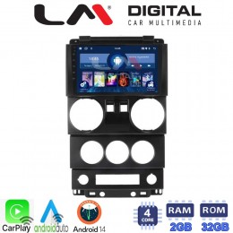 LM Digital - LM ZN4748 GPS Οθόνη OEM Multimedia Αυτοκινήτου για JEEP WRANGLER 2007 > 2011 (CarPlay/AndroidAuto/BT/GPS/WIFI/GPRS) electriclife