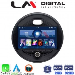 LM Digital - LM ZN4845 GPS Οθόνη OEM Multimedia Αυτοκινήτου για Mini Cooper & Clubman 2015> (CarPlay/AndroidAuto/BT/GPS/WIFI/GPRS) electriclife