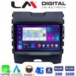 LM Digital - LM ZR8248 GPS Οθόνη OEM Multimedia Αυτοκινήτου για Ford Edge 2016 > (CarPlay/AndroidAuto/BT/GPS/WIFI/GPRS) electriclife