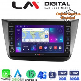 LM Digital - LM ZG8490 GPS Οθόνη OEM Multimedia Αυτοκινήτου για Seat Altea 2004 > 2015 (CarPlay/AndroidAuto/BT/GPS/WIFI/GPRS) electriclife