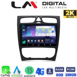 LM Digital - LM ZQ8171 GPS Οθόνη OEM Multimedia Αυτοκινήτου για MERCEDES C (W203) - CLK (W208) (CarPlay/AndroidAuto/BT/GPS/WIFI/GPRS) electriclife