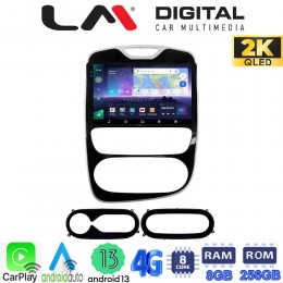 LM Digital - LM ZQ8321 GPS Οθόνη OEM Multimedia Αυτοκινήτου για Renault Clio 2016-2018 (CarPlay/AndroidAuto/BT/GPS/WIFI/GPRS) electriclife