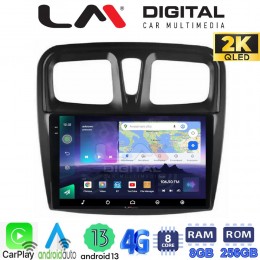 LM Digital - LM ZQ8557 GPS Οθόνη OEM Multimedia Αυτοκινήτου για Dacia Santero 2012 > 2020 (CarPlay/AndroidAuto/BT/GPS/WIFI/GPRS) electriclife